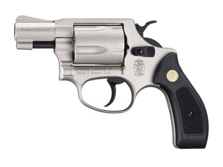 foto Smith & Wesson Chief Special nikl, plast cal: 9mm R Knall